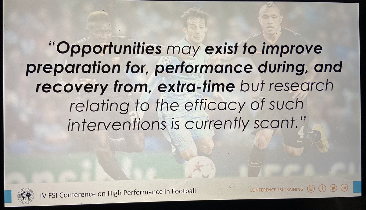 Looking forward to presenting at the @fsifootball Conference on High Performance in Football @RealBetis_en later in the week #extratime #soccer #football. Great line up of speakers via conference.fsi.training