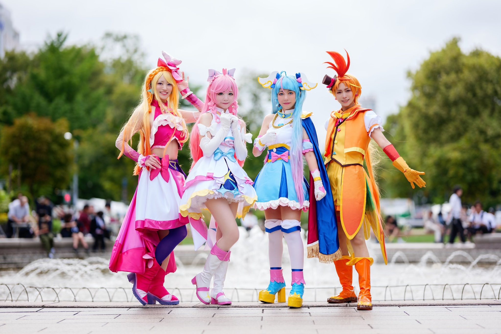 ひろがるスカイ プリキュア キュアプリズム コスプレ ウィッグ
