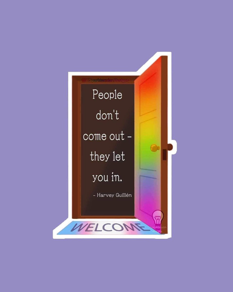 People don’t come out - they let you in
#NationalComingOutDay 
@pflagcanada