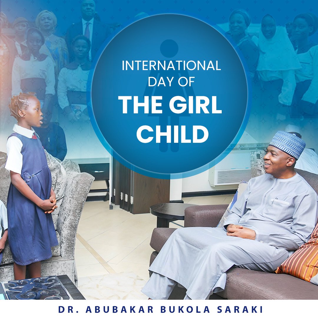 bukolasaraki's tweet image. As a #GirlDad with three beautiful daughters, I have witnessed firsthand the spirit, strength, and resilience of the girl child. 

Every girl is a precious gift, a beacon of hope, and a catalyst for change. She is the future doctor, engineer, scientist, entrepreneur, leader, and…