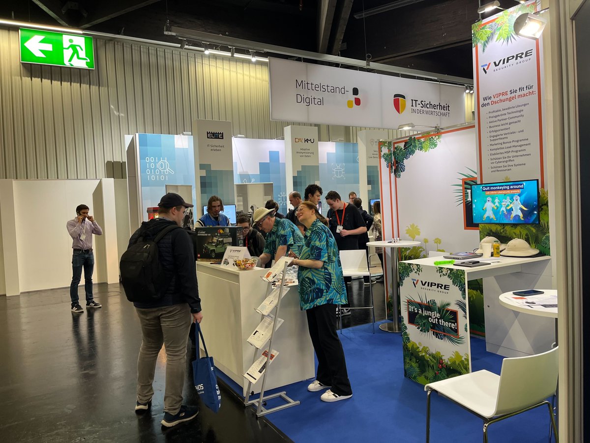 VIPRESecurity's tweet photo. Tomorrow marks the end of IT-SA EXPO&CONGRESS 2023. Be sure to visit us at booth #6-134 for insights on our product range. Protect yourself, your company, and your customers effectively!
👉 Learn more: https://t.co/4ZwvTUKcQ7
#ITSAEXPO2023 #ITSecurity #FutureProofIT #VIPRETeam https://t.co/oEVq1klsme
