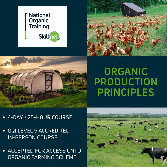 People of Tipperary and surrounding areas! We have 5 places available on our Organic Farming Principles conversion course in Horse & Jockey this coming Friday Oct 13th - go to nots.ie/events/ofp-tip… to sign up or call 071 9640688 @LimTippOrganic @organictrust @IrishOrganicA