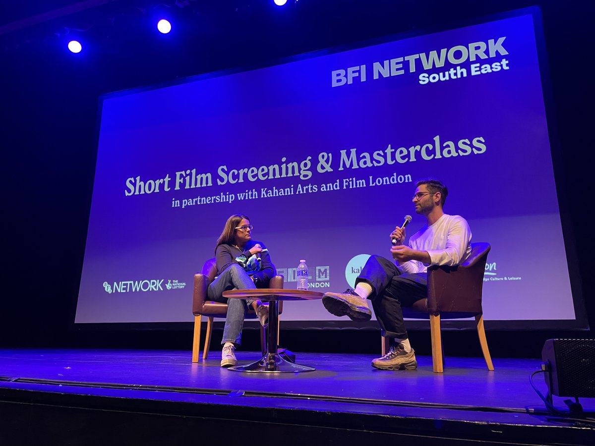 BFI NETWORK South East (@networkfhse) on Twitter photo We had a great evening yesterday at our event in partnership with <a href="/Film_London/">Film London</a> at Kenneth More Theatre in Ilford, watching amazing short films and listening to a brilliant Q&A with filmmaker Theo James Krekis led by <a href="/sumerahas/">Sumerah Srivastav</a> founder of <a href="/kahaniarts/">kahaniarts</a> We had a great evening yesterday at our event in partnership with <a href="/Film_London/">Film London</a> at Kenneth More Theatre in Ilford, watching amazing short films and listening to a brilliant Q&A with filmmaker Theo James Krekis led by <a href="/sumerahas/">Sumerah Srivastav</a> founder of <a href="/kahaniarts/">kahaniarts</a>