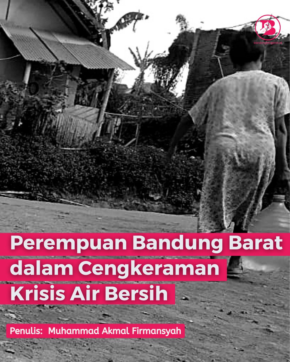 Perempuan Kampung Cibuntu RT 05 RW 09 Desa Cilame Kecamatan Ngamprah terpaksa mengantre dan mengangkut bergalon-galon air dari masjid kampung mereka. Semua karena krisis air akibat kemarau panjang.

Mari simak reportasenya di BandungBergerak.id.

bandungbergerak.id/article/detail…