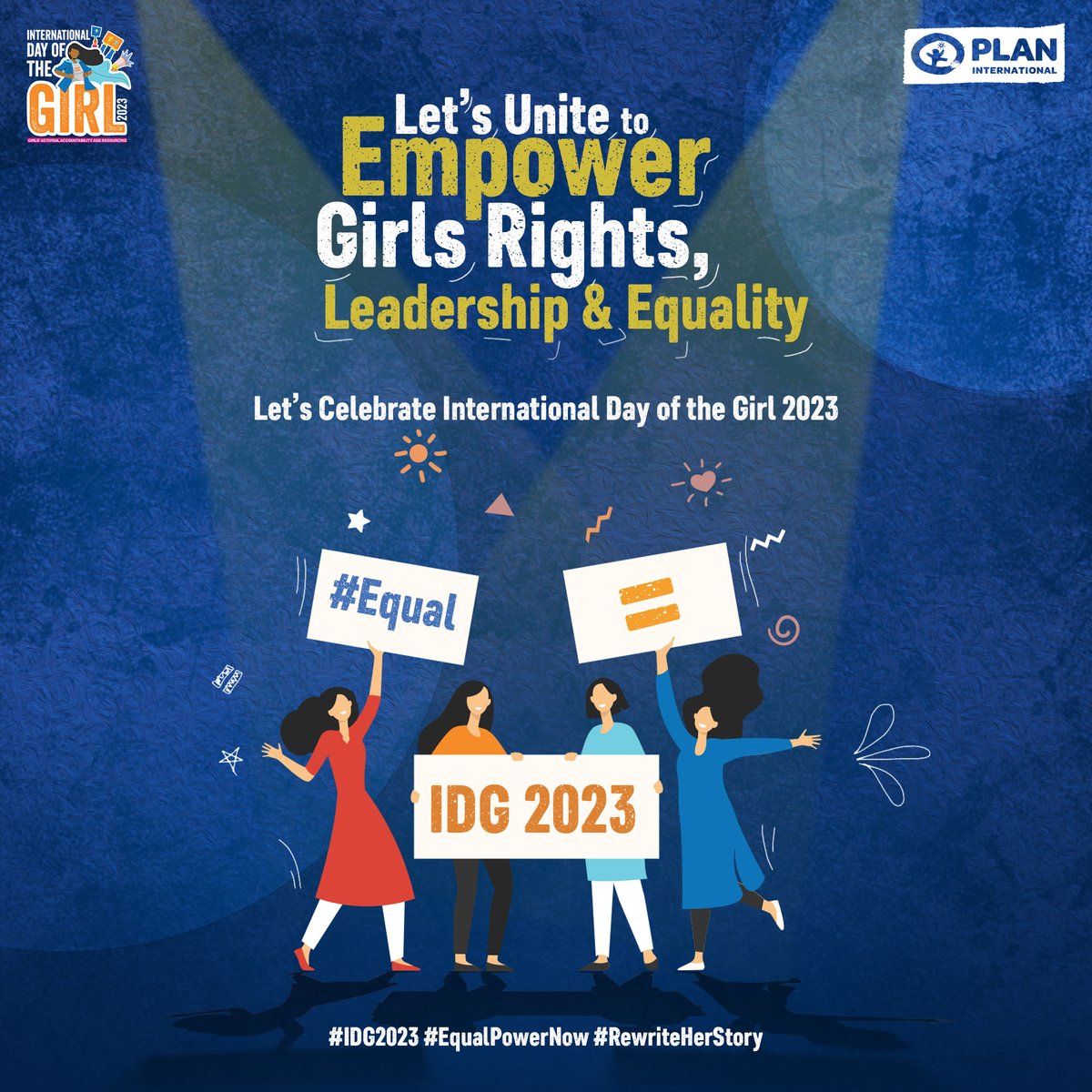 Happy International Day of the Girl to all the girls & young women out there who are making a change for a better world for tomorrow!

Let us all take a moment to celebrate the courage & strength of these unstoppable girls.
#IDG #EqualPowerNow #RewriteHerStory