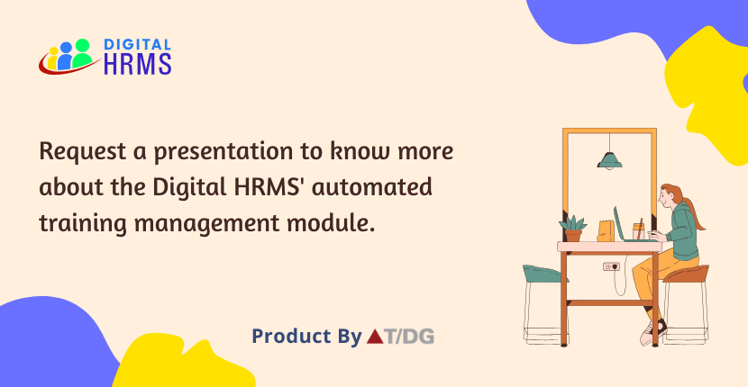 DigitalHRMS's tweet photo. Uncover how organizations can organize and conduct training using a digital HRMS to boost productivity. Download Presentation https://t.co/2efUJeJVeT #HRSoftware #HRMS #DigitalHRMS #HRTech #HumanResources #HRCollaterals #DownloadNow #HRPresentation #training https://t.co/a4VRKfm65v