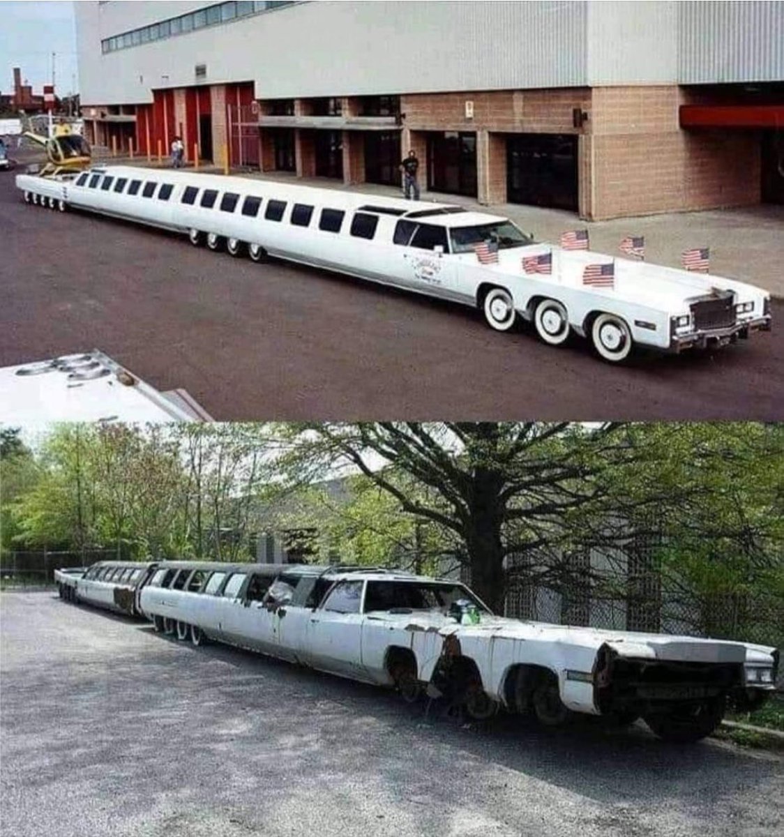 The worlds longest limousine, then and now✌️(1986)📸