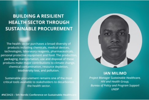 ian_milimo's tweet image. Happy to be one of the speakers at the 5th Nordic Conference on Sustainable Healthcare. @UNDPHIVHealth @Sida @HCWHGlobal @Mandeep_Dh @lucianamermet @marinacious