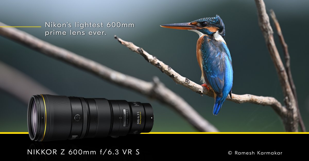 Say hello to the all-new NIKKOR Z 600mm f/6.3 VR S. Nikon’s lightest-ever 600mm super-telephoto lens puts thrilling shots—and locations—well within your reach! Find out more: nikon.co.uk/en_GB/product/…