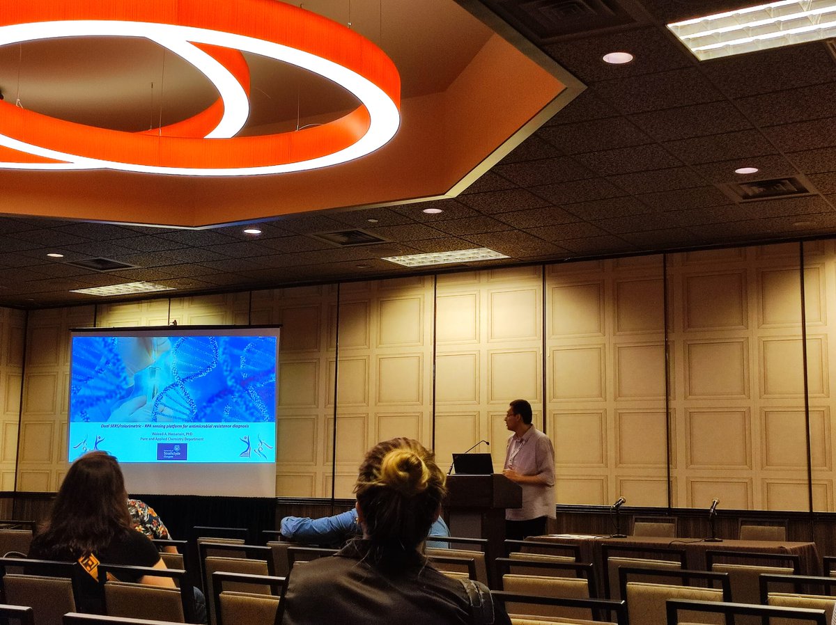It was a pleasure today to participate in #SciX2023 conference presenting my work in using SERS for antimicrobial resistance diagnosis <a href="/nanometchem/">Nanometrology</a> <a href="/StrathChem/">Chemistry - University of Strathclyde</a> @isenseIRC <a href="/FACSSnetworking/">FACSS/SciX</a>