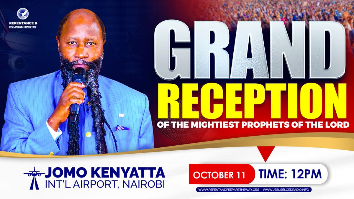 Jeremia01968515's tweet photo. #KenyaWelcomesElijah WELCOME BACK MY LORDS AND MY FATHERS IT IS A BLESSING TO RECEIVE YOU BACK WELCOME INDEED.. #DaysOfElijah https://t.co/khD0AFlBxt