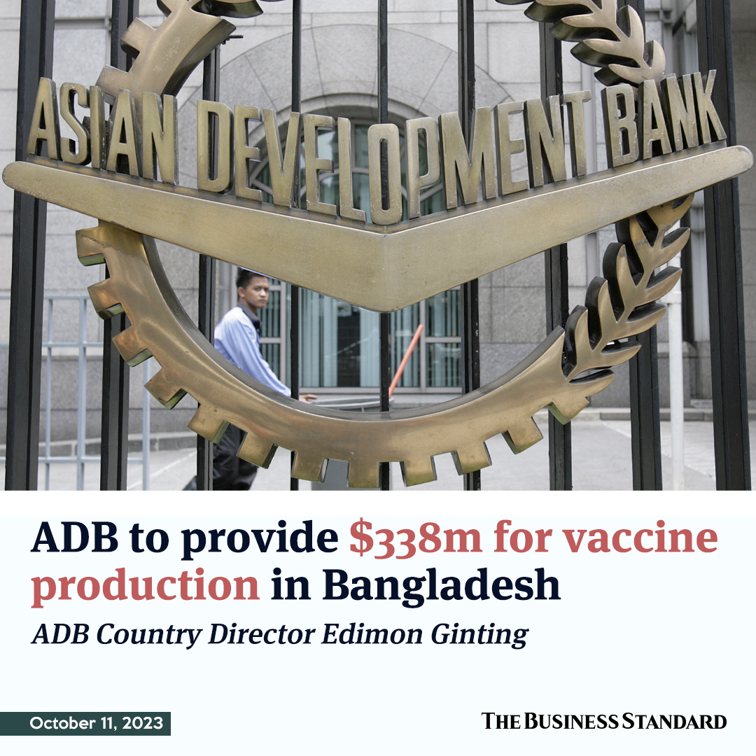 tbsnewsbd's tweet image. The planning minister said vaccines will be developed for various diseases, including dengue and Covid-19

Read more: tbsnews.net/economy/adb-pr…

#adbsupport #ADB #vaccineproduction #vaccineproject #Bangladesh #TBSNews