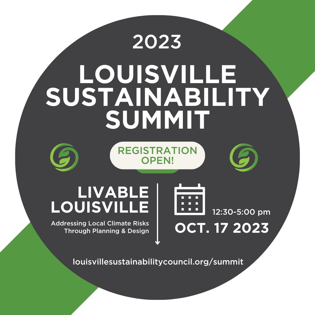 EngageLSC's tweet photo. We are just one week out from the 10th Annual Louisville Sustainability Summit! Join us to hear from esteemed local and national speakers on topics relating to climate change, the built environment, and sustainable housing.

https://t.co/QVLisR6rxx https://t.co/vXAetzUIA8