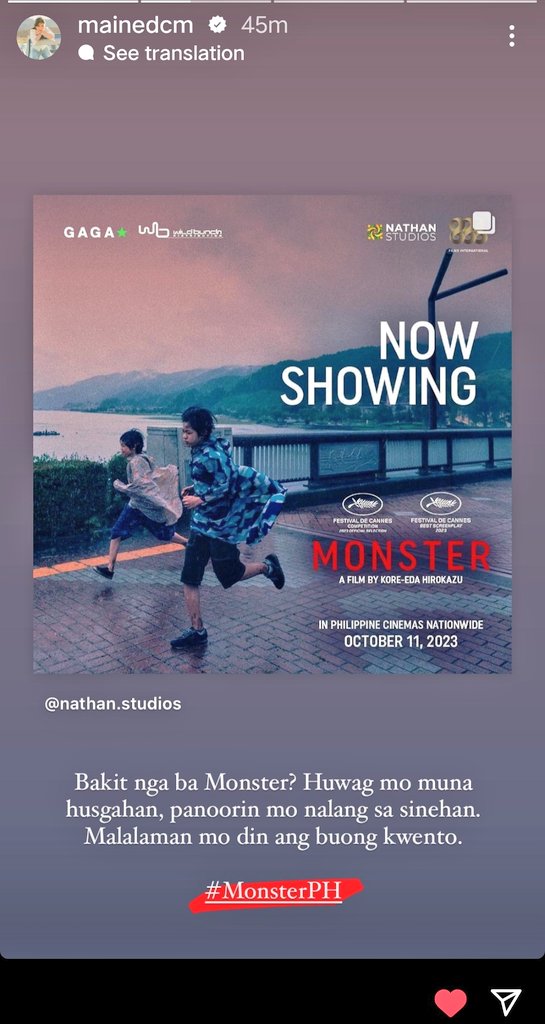 ma1208an's tweet photo. SM Cinemas and Ayala Cinemas
📽️📽️📽️
@mainedcm @AtaydeArjo
#MaineMendoza #ArjoAtayde
#MonsterPH https://t.co/kU8L9zbFTN