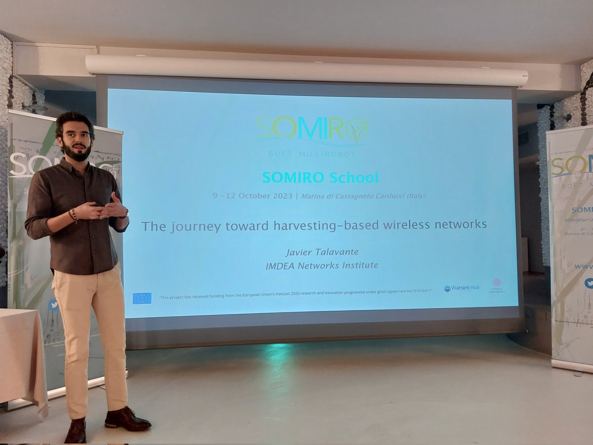 Day 3️⃣ of the #somiroschool is dedicated to #actuator technology, #energy management and #electronic hardware ☀️ Let's start with <a href="/StefaniaMelandr/">Stefania Melandri</a> and Javier Talavante