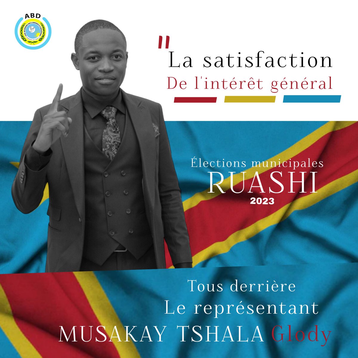 La satisfaction de l'intérêt général 
#ruashi #glody_musakay_tshala #municipales