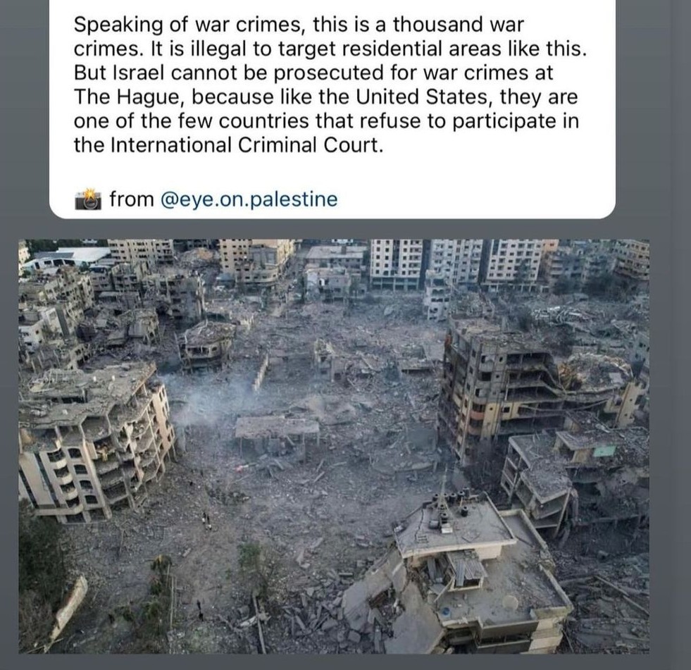 Lucia_Lnc's tweet photo. Intentionally starving a population, removing water, electricity, fuel, bombing UN schools, shelters, hospitals, residential homes, using phosphorus bombs in attacks on populated areas, is a war crime. Not a "collateral damage".

Are you human? #restiamoumani https://t.co/hL5WVKvD0D