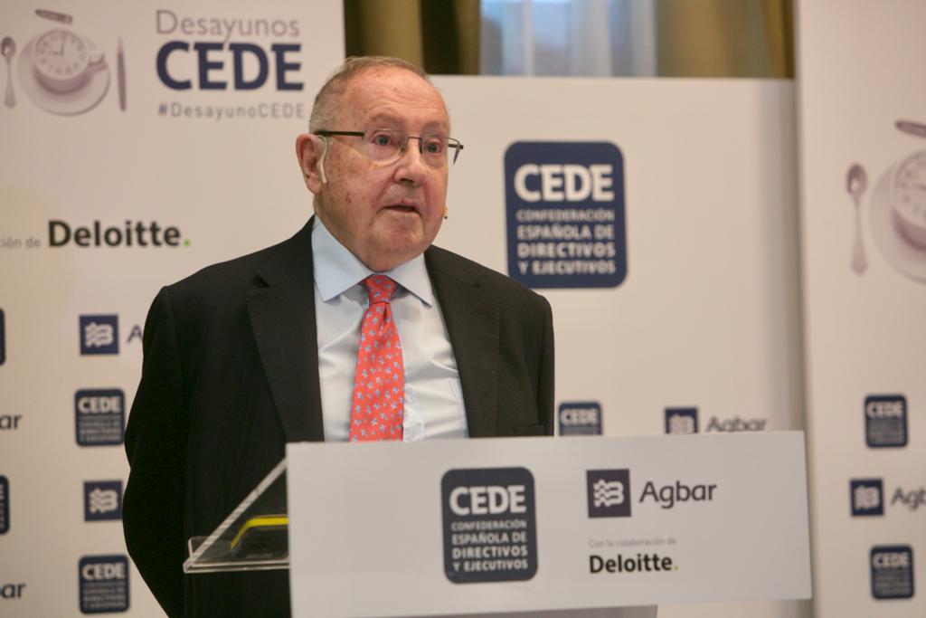 Hoy celebramos un nuevo #DesayunoCEDE con Pedro Ferrer, vicepresidente y CEO de Grupo Freixenet, quien nos habla sobre "<a href="/freixenet/">Freixenet</a>, visión de una familia”.

Presenta el acto José Luis Bonet, presidente de <a href="/camarascomercio/">Cámara de España</a>.

#diálogosCEDE
@Agbar <a href="/Deloitte_ES/">Deloitte España</a>