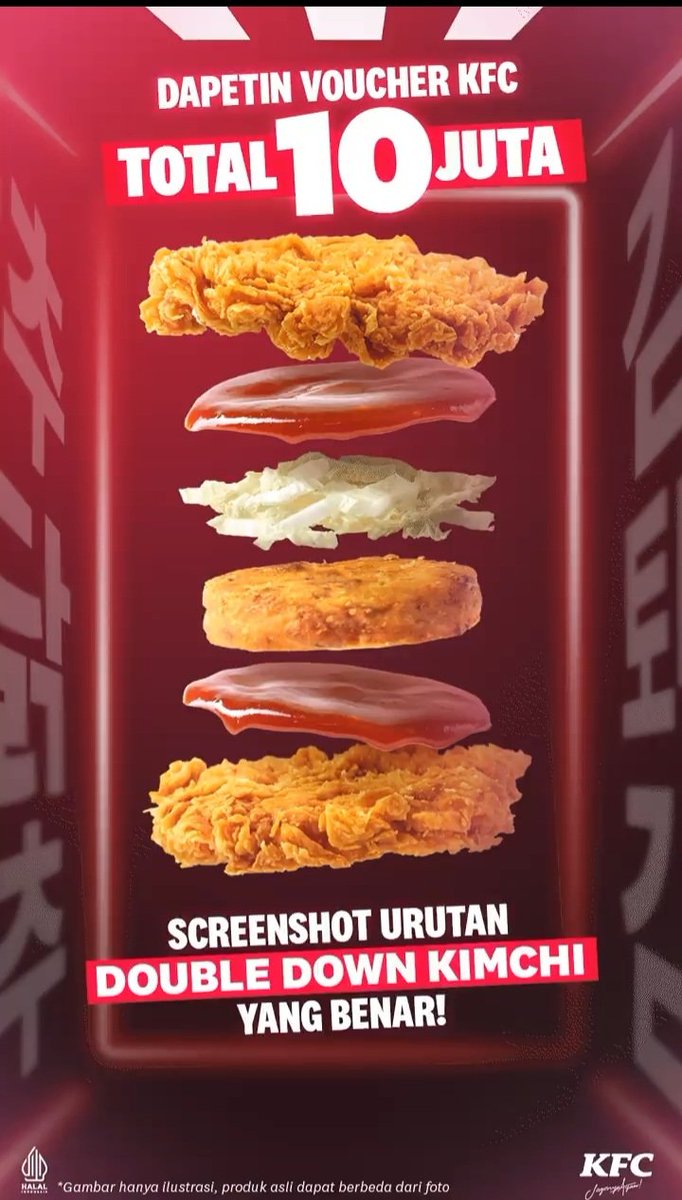 Vanni03996940's tweet photo. @KFCINDONESIA @KFCINDONESIA #kfcindonesia #seleraoriginal 
@jiewoo @rustamaadmaja @cyb3rwin ikutan gaes https://t.co/IbKDjngCyj