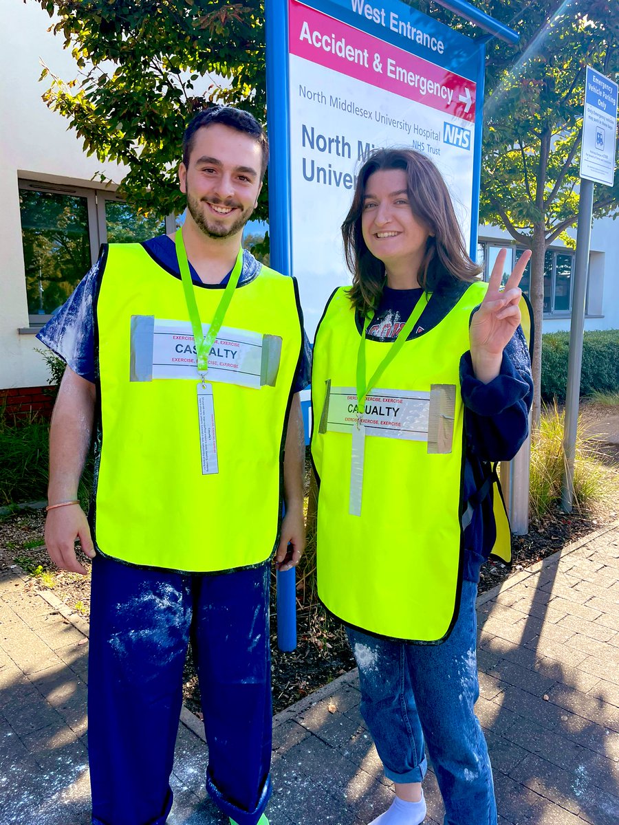 SamE_NHS's tweet photo. Thank you to all our lovely casualty volunteers for helping us run our CBRNe exercise! @_aaaaabbie https://t.co/CvzScG7jdF