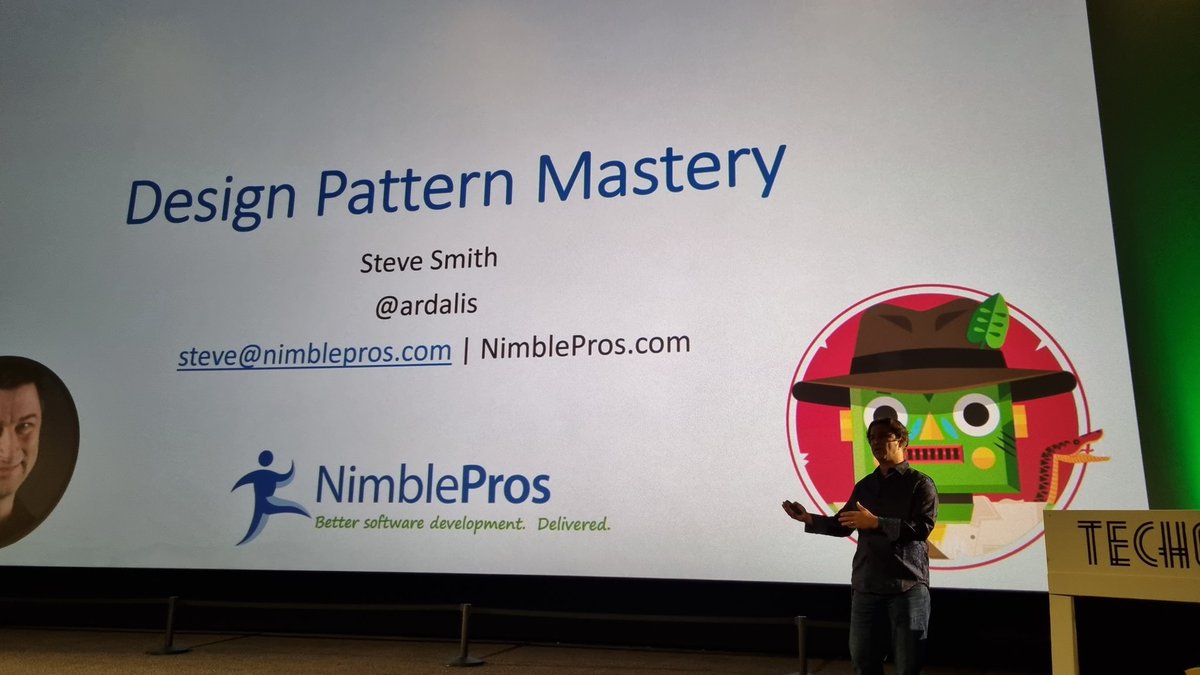 ervanderlinden's tweet image. Design Patterns, always great!

#techorama @ShareValueNL #devindisguise