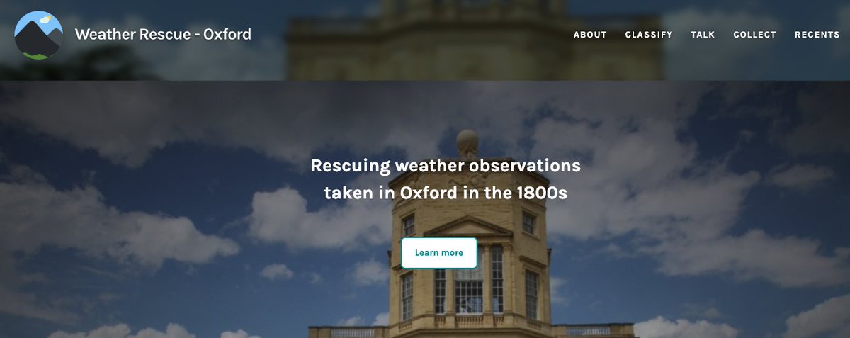 Would you like to help climate scientists? If so, today we launch our latest #WeatherRescue project. Join other volunteers to transcribe lost weather observations. The mission is to recover pressure measurements taken in Oxford between 1828-1860. Visit: WeatherRescue.org