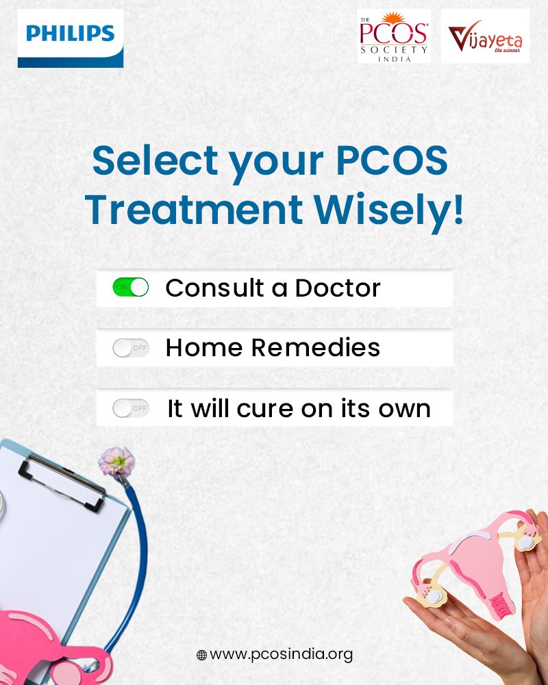 ThePCOS_India's tweet image. Don&apos;t DIY your PCOS journey!

Consult a healthcare professional for the right guidance. PCOS is complex, and it deserves expert care as your health is worth it.

#healthylifestyle #pcosmyth #pcoshealth #pcostreatment #pcoscure #healthierchoices #pcosconsultation