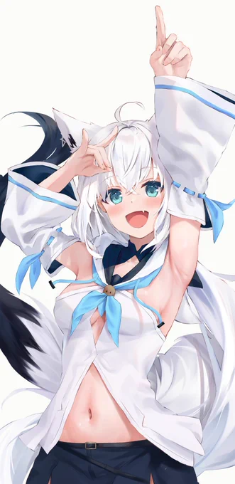 あなたの1番星! お誕生日おめでとうございます(大遅刻) #絵フブキ