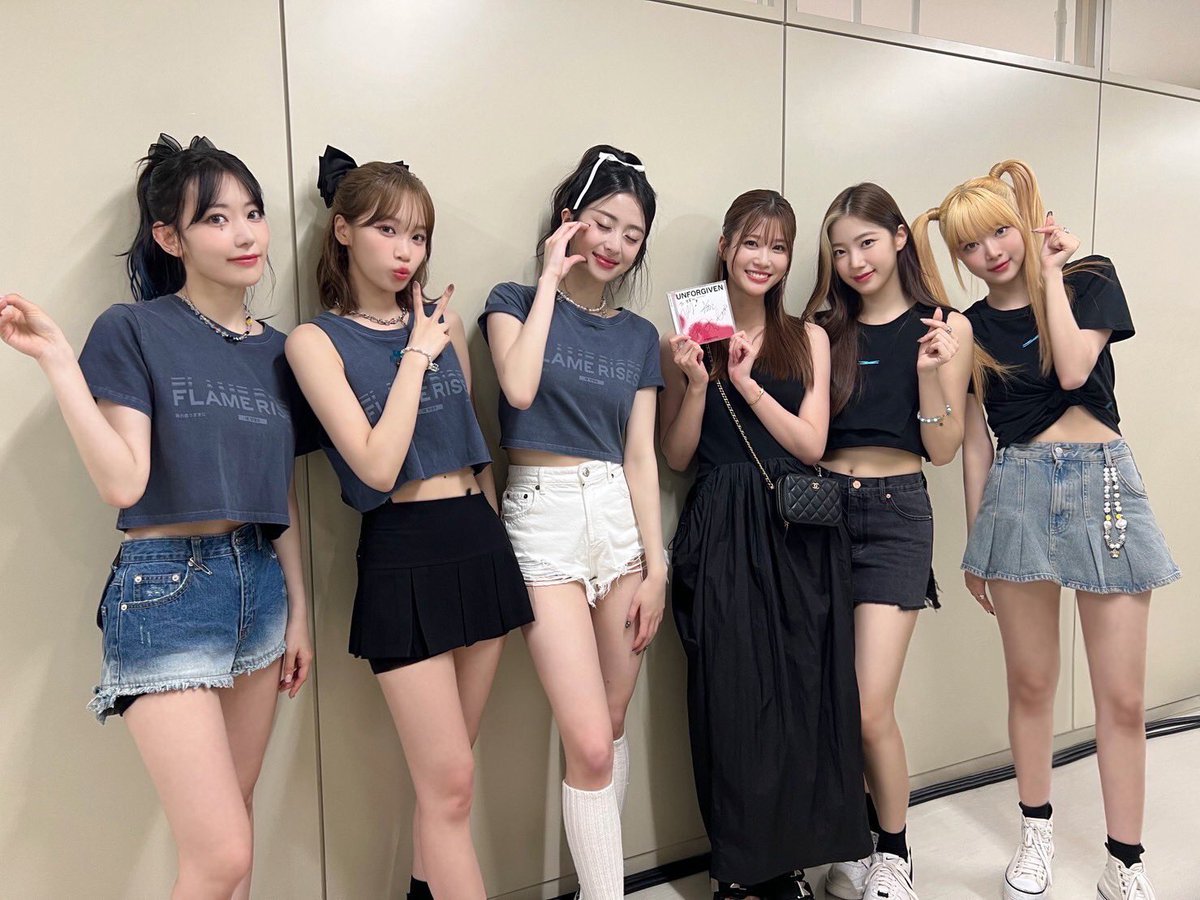 先日LE SSERAFIMさんのLIVEに遊びに行かせて頂きました！ 可愛かった