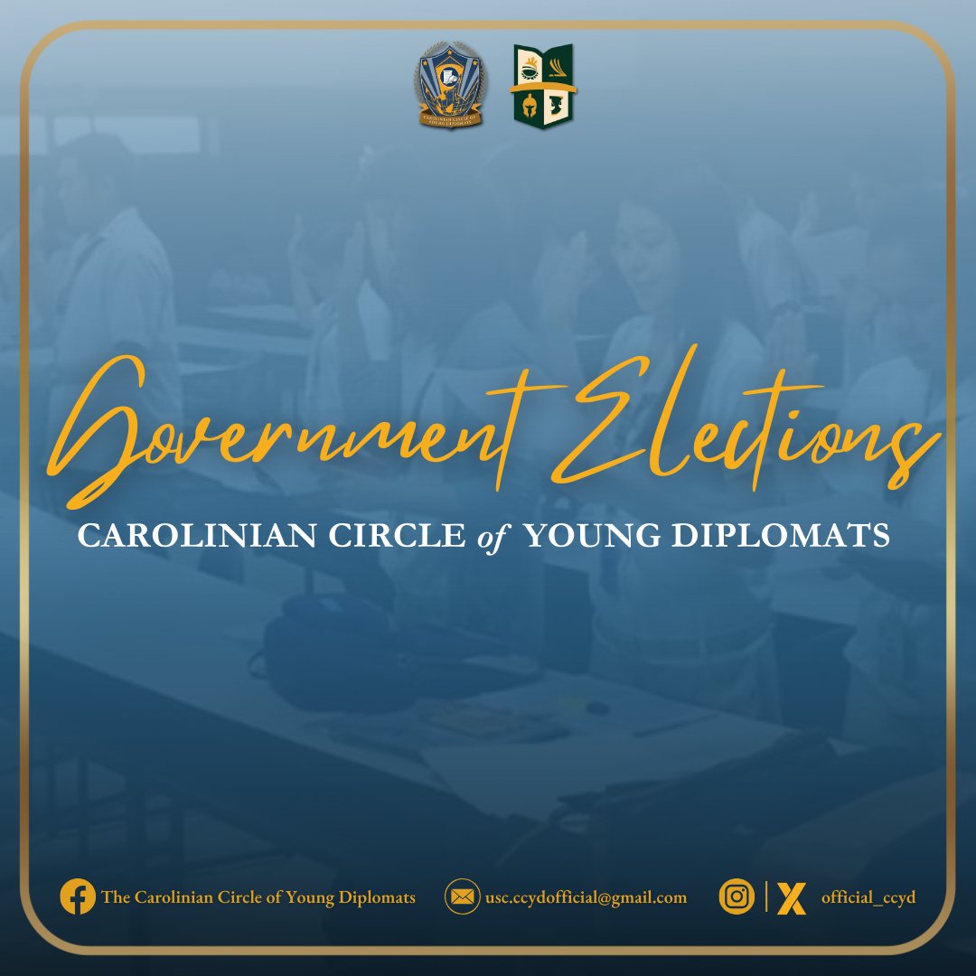 official_ccyd's tweet photo. 𝐂𝐚𝐥𝐥𝐢𝐧𝐠 𝐚𝐥𝐥 𝐚𝐬𝐩𝐢𝐫𝐢𝐧𝐠 𝐈𝐑𝐅𝐒 𝐬𝐭𝐮𝐝𝐞𝐧𝐭 𝐥𝐞𝐚𝐝𝐞𝐫𝐬!
The CCYD Government Elections are now open! Aspiring CCYD leaders may now start filing their Certificate of Candidacy.

Full feature at the official CCYD Facebook and Instagram pages. https://t.co/LPFcV3C5QW