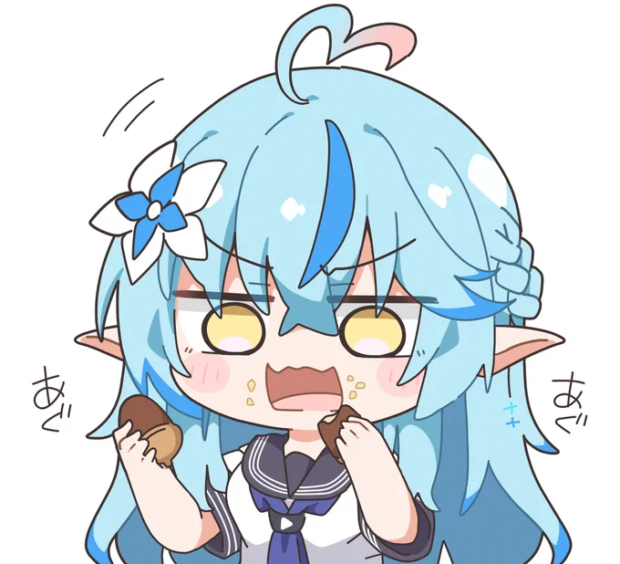 #らみらいぶ #LamyArt  これはまだどんぐりを食べてた頃のラミィちゃん