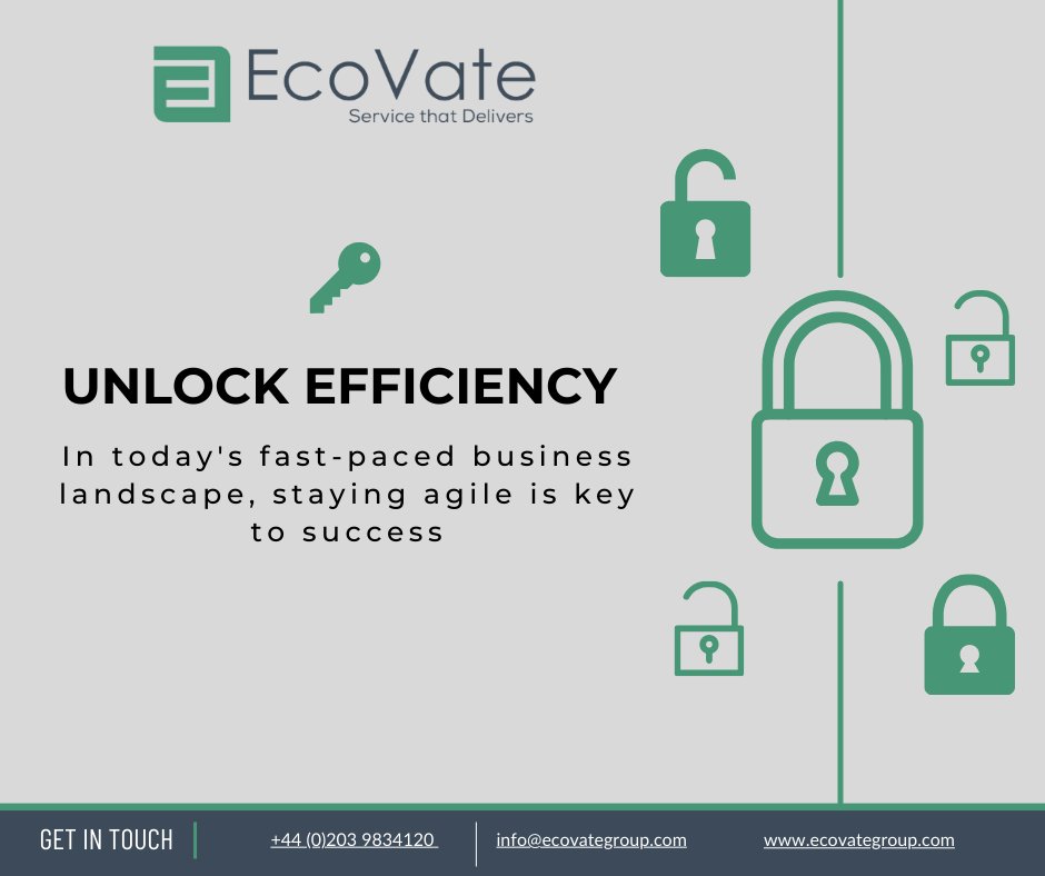 Unlocking Efficiency with EcoVate! Skilled resources? Check On-demand talent? We're here Top professionals, optimized resource allocation & budget-friendly solutions. Let's boost your productivity without compromising quality. DM us! #DeliverySolutions #BusinessOptimization