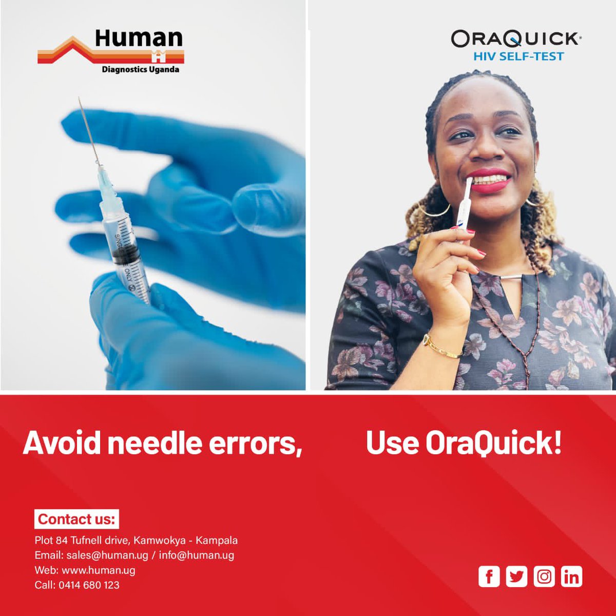 In order to have success test results with #OraQuickHIVSelfTest kits, make sure you test before eating food or drinking in the last 20 mins or more or after 20mins after tasting any food or drink.
#SRHR 
#HIV 
#TestBeforeYouTaste