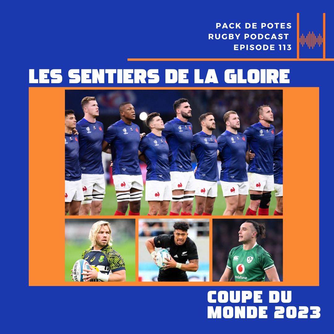 Ça y est! Nos quatre poules ont pondu leurs quarts, et ils s'annoncent pour le moins électriques !! 

On revient sur la dernière journée avant des phases finales à venir qui s'annoncent LÉGENDAIRES !

Plus que jamais, #UnisPourUnRêve
!! 

#podcast #RWC2023
smartlink.ausha.co/pack-de-potes-…