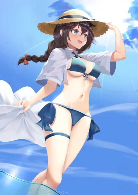 水着時雨#艦これ 