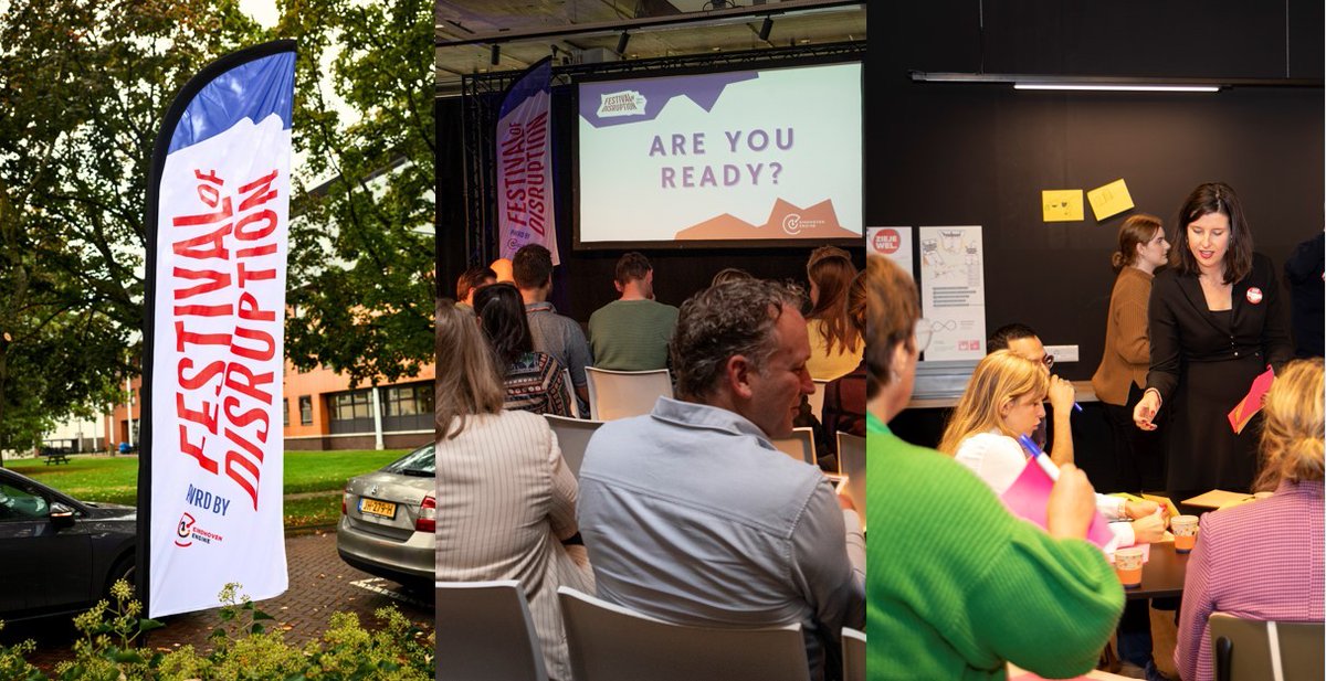 Next week is the Festival of Disruption! Besides an interesting keynote by Floris Alkemade, there are also workshops &amp; pitches to attend. Interested in how to #accelerate #innovation? Register now! eindhovenengine.nl/festival-of-di…
#CollectiveIntelligence <a href="/M_Steinbuch/">Maarten Steinbuch</a> <a href="/PaulDesmedt2/">Paul Desmedt</a>