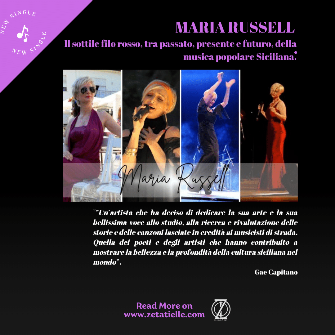 La rubrica #Masterclass del M° #GaeCapitano, ospita oggi l'#artista siciliana #MariaRussell. Clicca, leggi e ascolta 👇🏻
#folk #sicilia #musicapopolare

zetatielle.com/?p=163885
