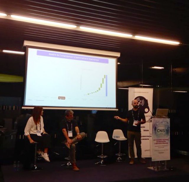 🙌Fantàstica la ponència al <a href="/congresoCNIS/">Congreso CNIS</a> de <a href="/promera68/">Pilar Romera</a>, <a href="/Ferranabarca/">Ferran Abarca</a> i Fermí Osuna sobre #eadmin, #dades i #gestiodocumental, amb la presentació del nou #QuadredeComandament de l’<a href="/oae_UB/">Oficina Adm. Electrònica i Gestió Documental UB</a> com a eina clau per a la presa de decisions estratègiques