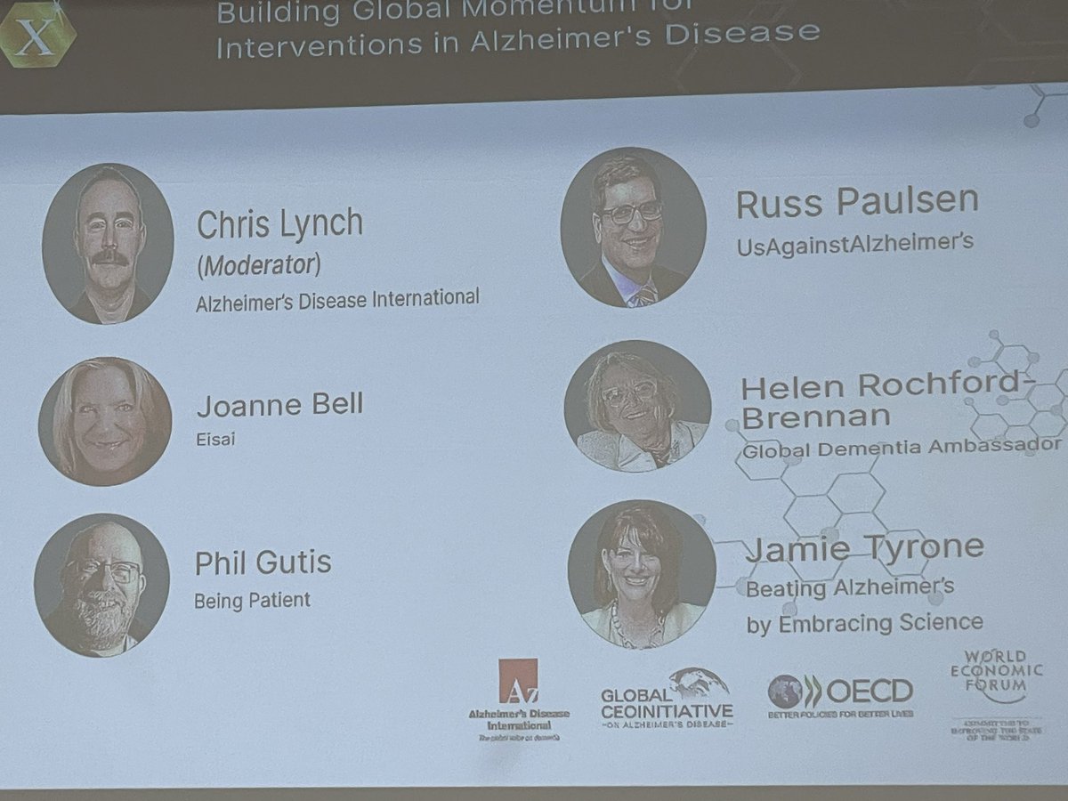 PaolaBarbarino's tweet photo. The perspective of people living with #dementia and #alzheimers on the value of new treatments. This is a biiiig topic @philgutis “I feel better now than I did at diagnosis” #LausanneX @rochfordbrennan @future_chris @RussPaulsen https://t.co/vcw4pIU9TP