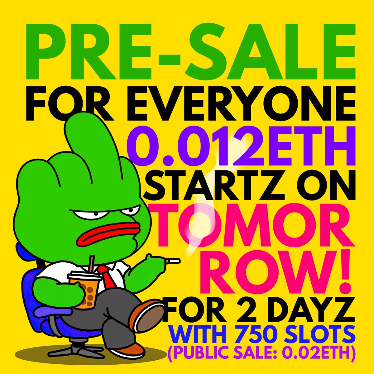 FingerzFrog's tweet photo. FINGERZ FROG: The project for art collectibles, including art toys, collectible products.
And this is the pre-sale of Phase 1.
https://t.co/r130CivTP5

#FingerzFrog #NFTs #Art #Collectibles #opensea #arttoy #toys #designertoy https://t.co/DyPsrwQGlV