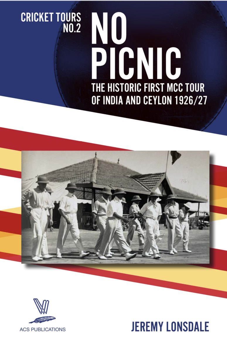 Great to speak to the @CricketSociety last night on my @ACScricket book on the first MCC tour of India. Thanks to the organisers and to everyone who attended. A very enjoyable evening. Copies of the book still available shop.acscricket.com/?product=no-pi…