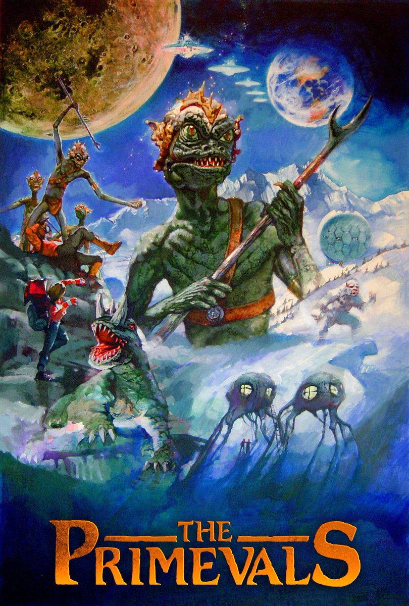 siemprefuifreak's tweet photo. Maravilla para los amantes del sello de Band. Una oda a los mundos perdidos de Kevin Connor con multitud de referencias a la ci-fi más ochenter. La animación stop motion y su bestiario son una delicia. #Primevals es pura nostalgia #Sitges2023 https://t.co/7H3zucfp9R