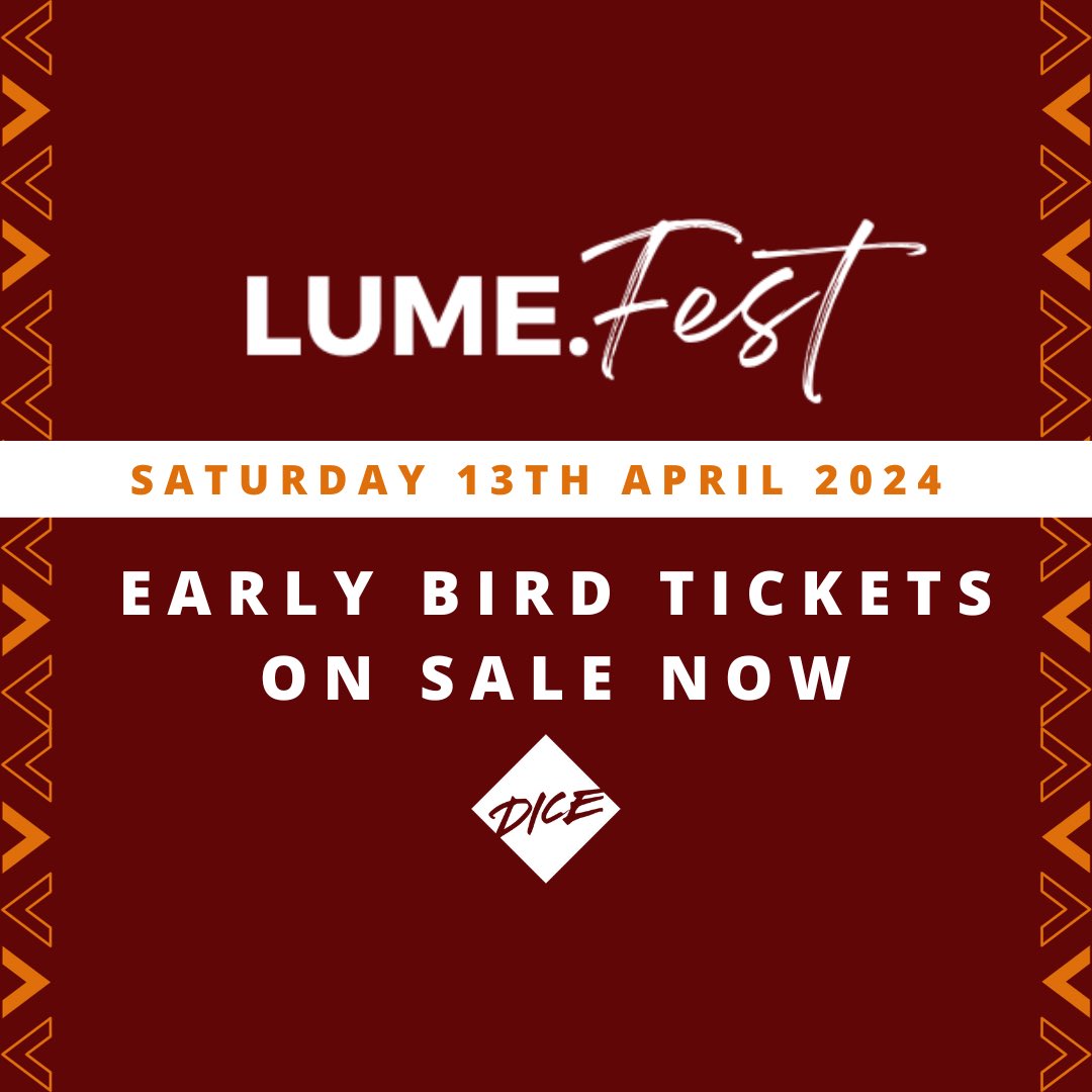 lumefestuk's tweet photo. A super limited number of VIP early bird tickets are on sale NOW via @dicefm 

Lineup announcements are on the way 🧡

https://t.co/WBNSsbrWn0 https://t.co/KZuyaYAR1p
