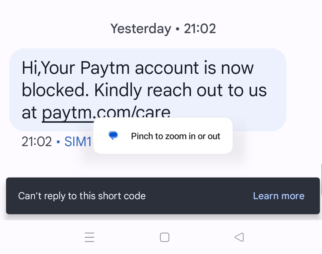 Mohit_Professor's tweet photo. I got a SMS My paytm your account is blocked
Unblock my account I don't have money right now @Paytmcare @paytmbankcare 
@PaytmBank @Paytm https://t.co/XmYYUfOnFD