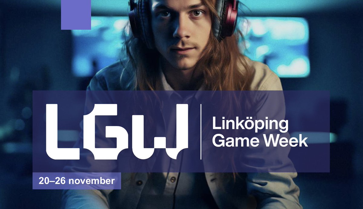LiU Game Conference and Linköping Game Week are now merging to create an even bigger and better game week from November 20-26 (week 47). The game week is organized by the Linköping municipality in collaboration with East Sweden Game. Check it out: linkopinggameweek.se