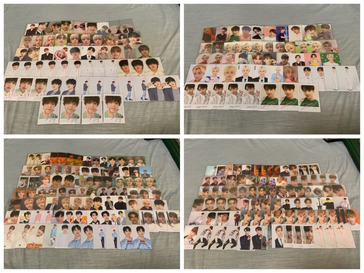 misajung1023's tweet photo. SEVENTEEN セブチ トレカ グッズ 買取 譲 求

グッズ整理のため買取していただける方探しております。
無いものもございます。ご了承ください。
出し惜しみのものもあるため値段少し高めです。

質問等ございましたら気軽にリプ、DMお願いします。

#SEVENTEEN譲
#SEVENTEEN買取 
#SEVENTEENトレカ https://t.co/Q29zXyQHcY