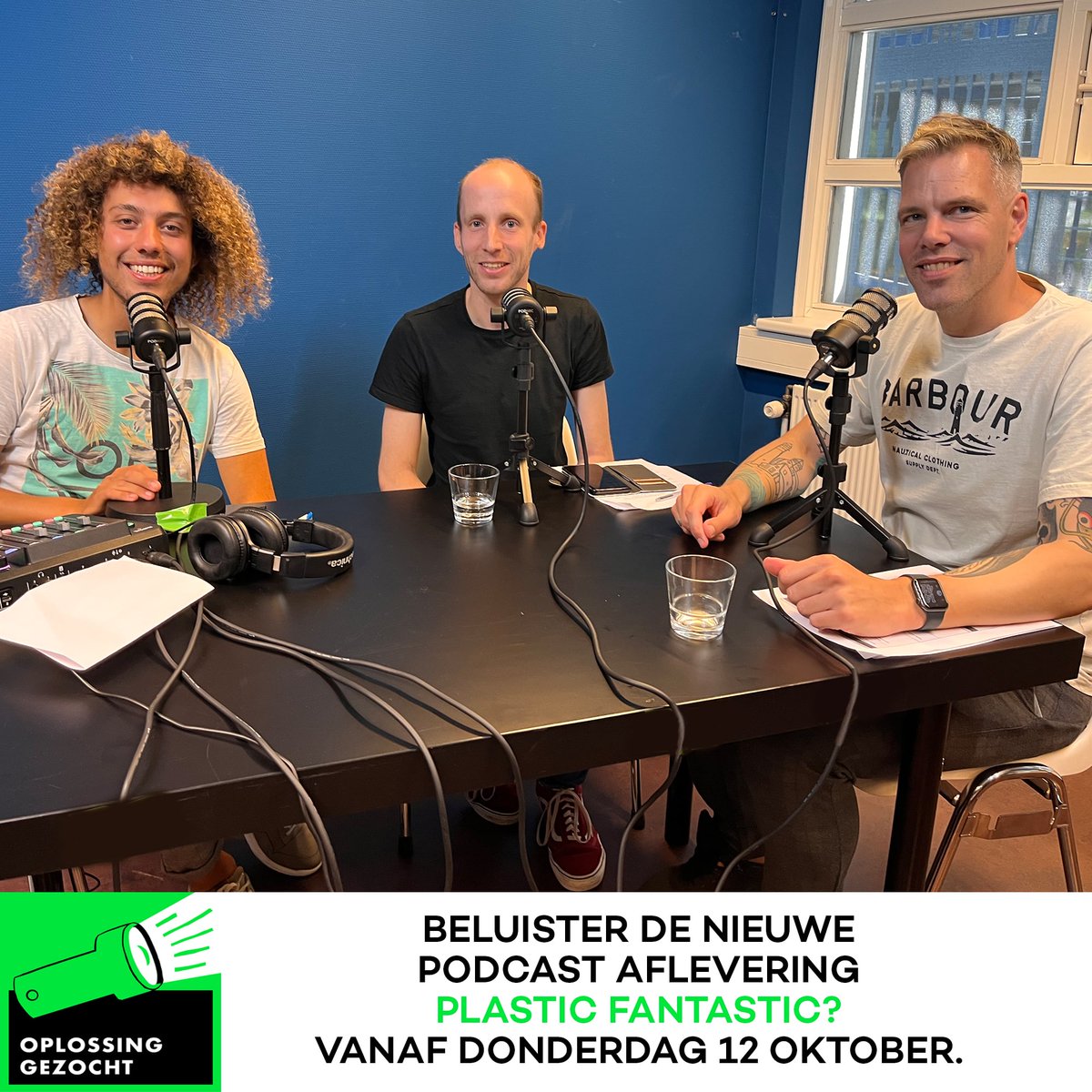 Plastic Fantastic? Luister op 12 oktober naar de nieuwe podcastaflevering 🎙️ van 'Oplossing gezocht' met redacteur Yannick Fritschy en onze hosts Robert en Nour. Volg jij ons al op Spotify?: open.spotify.com/show/26qDYMwof…

@Visschtales <a href="/ScienceYannick/">Yannick Fritschy</a>