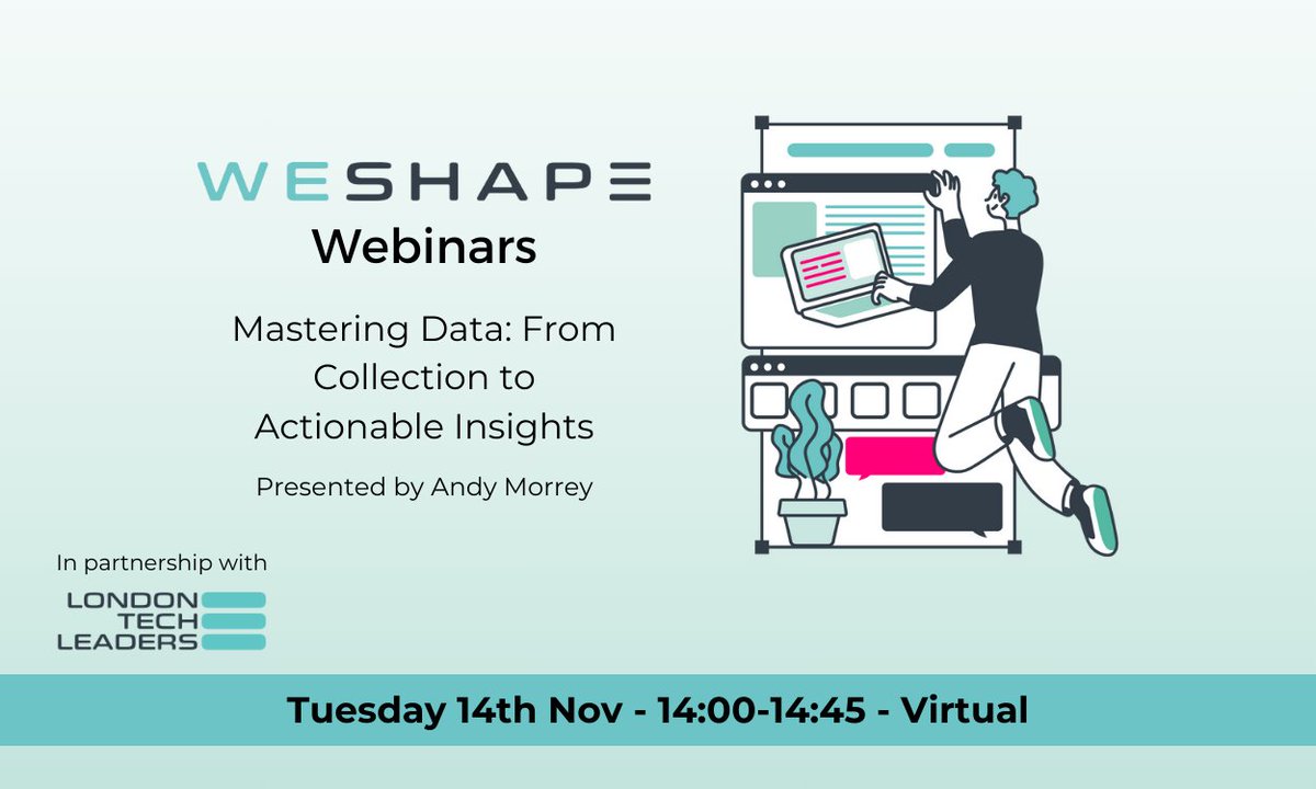 Join us for an upcoming webinar on mastering data on 14th November at 2pm, find out more below! londontechleaders.io/event/ltl-part…