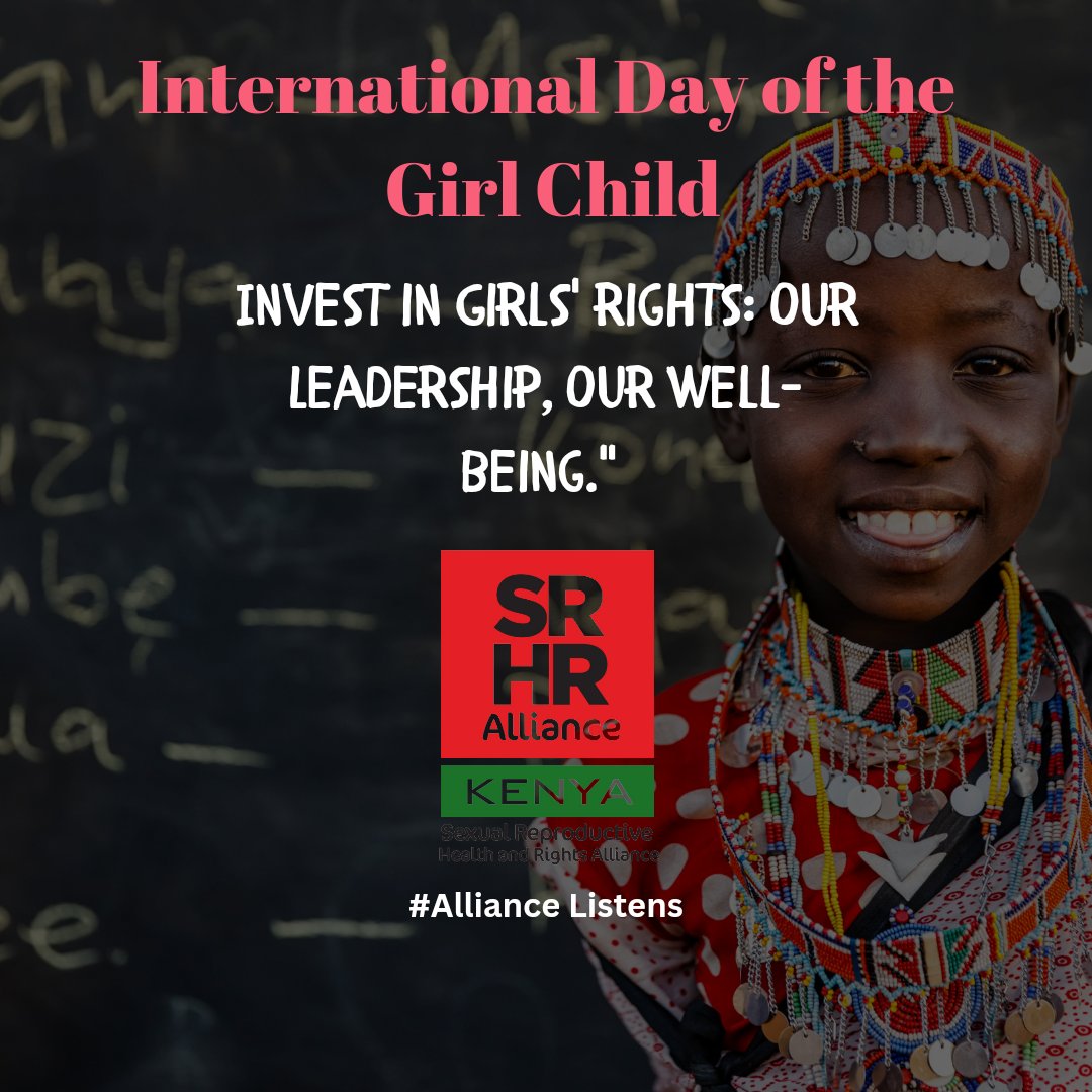 We are dedicated to championing the rights, education, and well-being of girls everywhere. We believe that every girl deserves equal opportunities. Let's work together to empower the next generation of female leaders #alliancelistens #InternationalDayOfTheGirl
