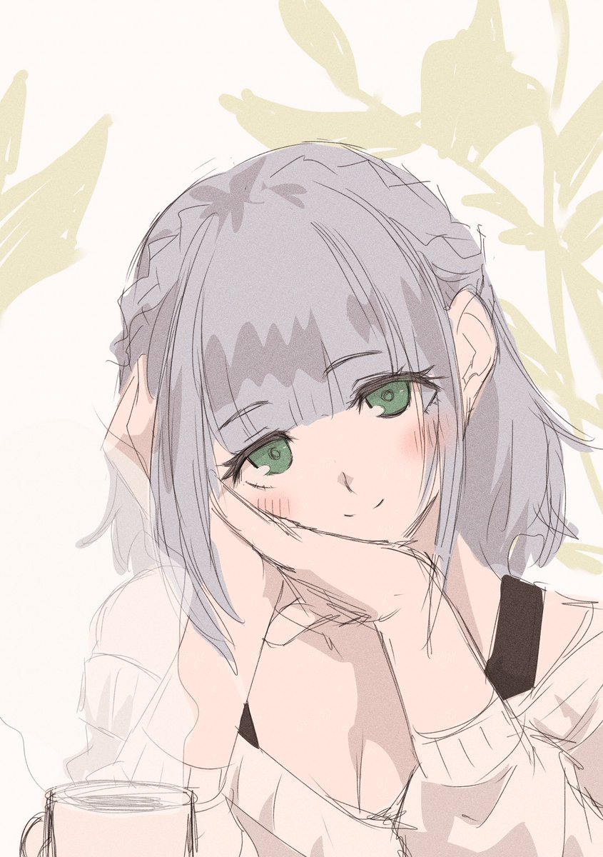 白銀ノエル 「少し時間ができたのでラクガキを楽しむ。 」|池田圭紀のイラスト